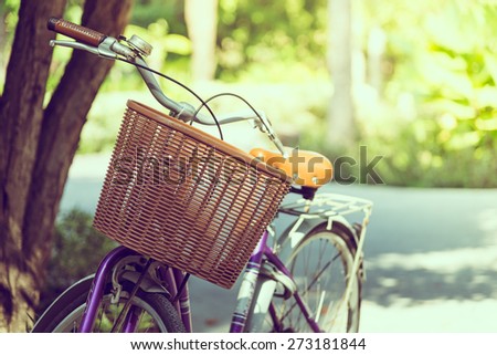Vintage bicycle - vintage filter