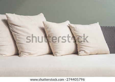Sofa pillow - soft vintage filter