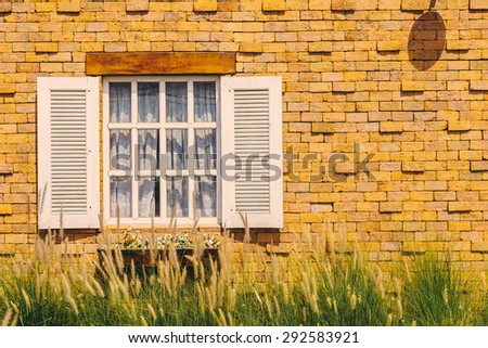Vintage windows - vintage effect