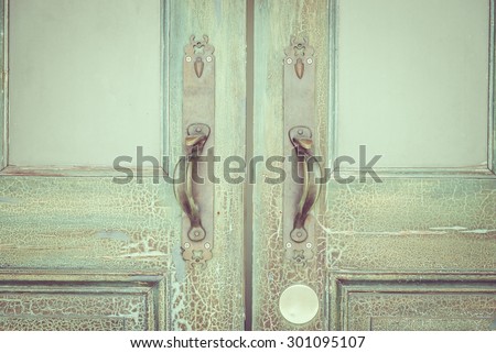 Vintage door knob - vintage filter