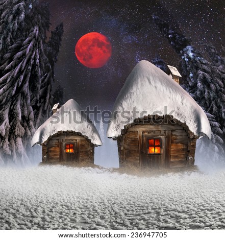 Magic mountain country, the home of Father Frost, Santa Claus, Joulupukki, and other legendary heroes . A cozy little house in the wild mountains and forests store a lot of magical fairy secrets
