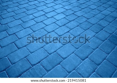 shade stone-paved town square