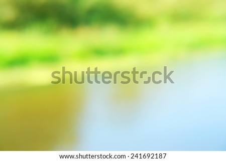Colorful blurred natural background, out of focus