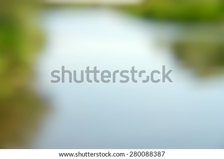 Bright defocused landscape .Not sharp blur. Abstract natural background. Nature, blur effect, a series of images.