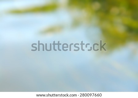 Bright defocused landscape .Not sharp blur. Abstract natural background. Nature, blur effect, a series of images.