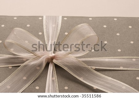 Still IMAGE- close-up shot of a lovely gift box