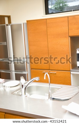 A clear kitchen is new life style image