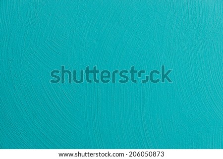 Wall painted in blue texture