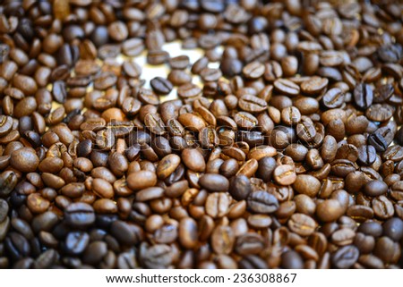 Coffee beans, can be used as a background