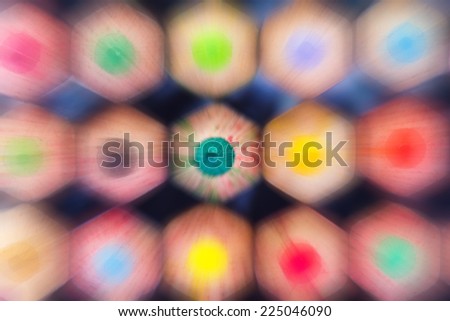 Blur color pencil background