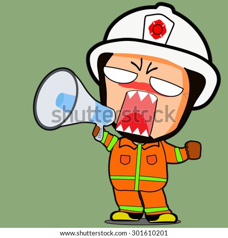Firefighter and Rescue , vector
