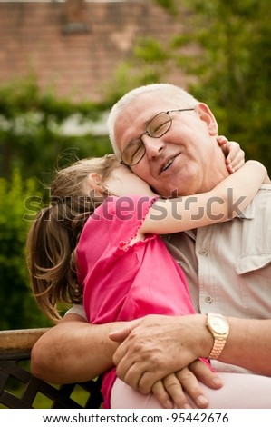 Love - grandparent with grandchild portrait
