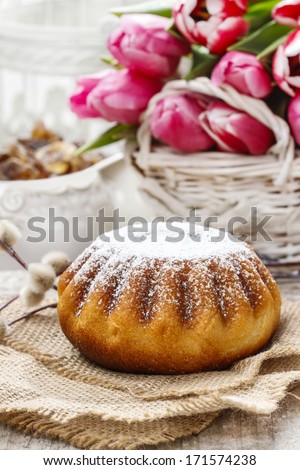 Babka - traditional easter yeast cake, popular in Eastern Europe. It is traditionally baked for Easter Sunday in Poland, Bulgaria, Macedonia, and Albania.