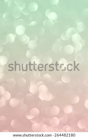 Mint and pink glittering background