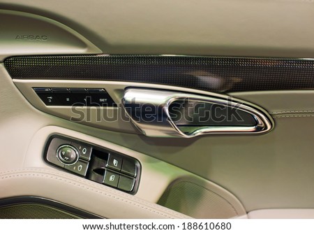 car interior close up