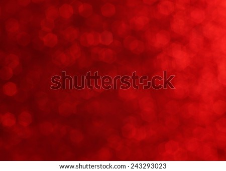 red twinkling lights, festive mood