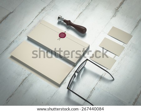 Template business mock up for branding. High resolution.
