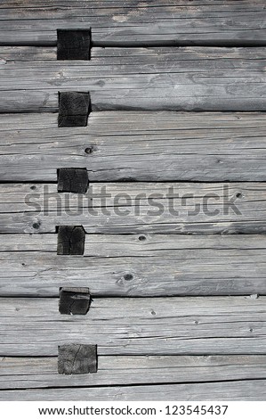 traditional wood architecture detail