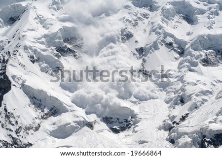snow avalanche