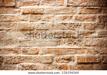 Old brick wall look pretty good