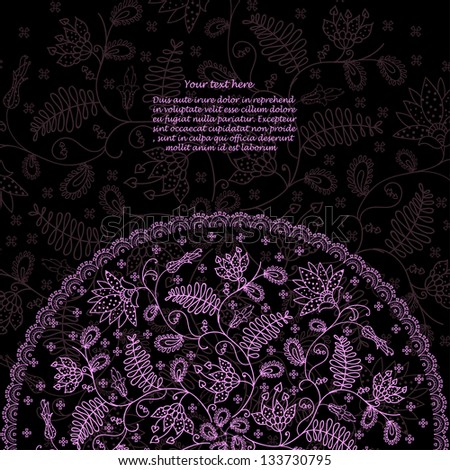 black background with lace black background with lace