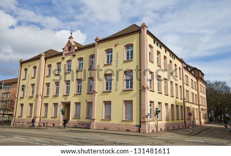 City hall (construction and civil engineering departments) of  Offenburg town, Baden-Wurttemberg, Germany