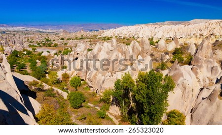 Turkey Cappadocia fantastic  great rock beautiful ancient stone landscape