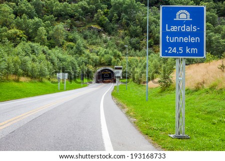 Laerdal Tunnel in Norway - the longest road tunnel in the world