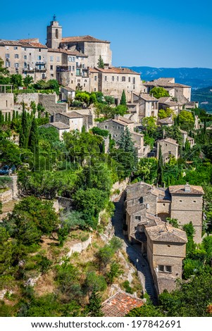 Gordes medieval village in Southern France (Provence)
