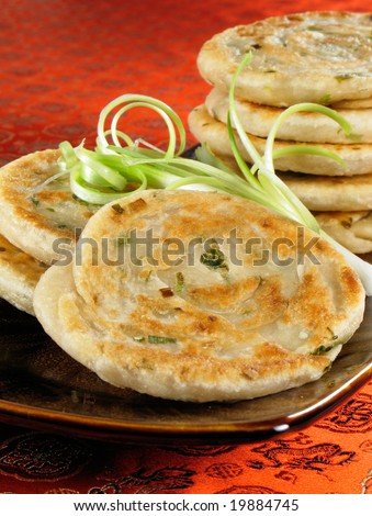 Green onion pancakes are a fried Chinese flatbread often eaten as a snack or with a meal.