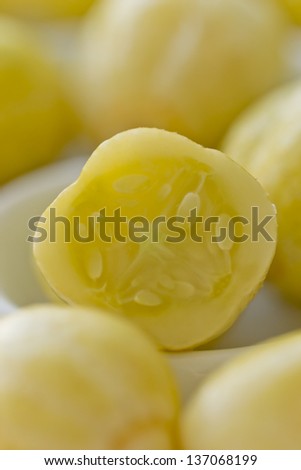 Marinated Lemon-Pickles ( lemon-cucumbers )