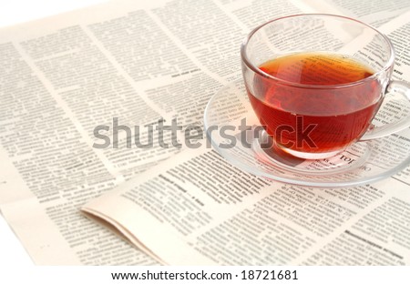 Forum Image: http://image.shutterstock.com/display_pic_with_logo/134689/134689,1223738958,2/stock-photo-mug-of-strong-tea-and-the-newspaper-18721681.jpg