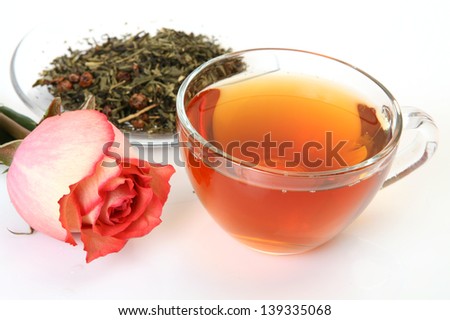 Tea and flower