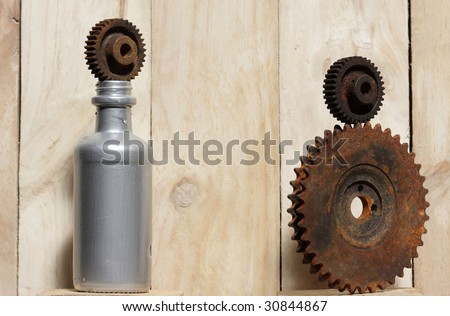 image of three gear background