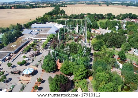 Attraction park, general view