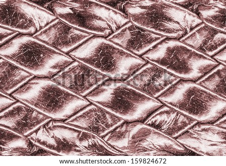 braided brown leather texture