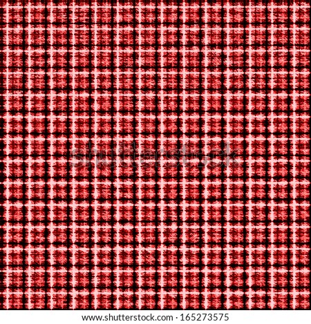 red squared paper sheet as background