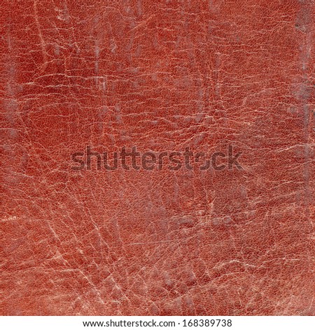 old worn red leather texture