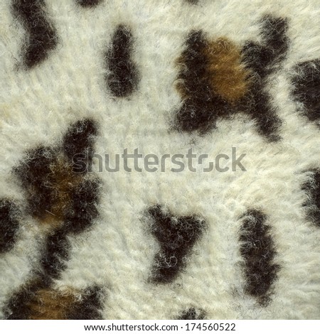 leopard  faux fur texture