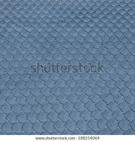 snake skin painted in blue