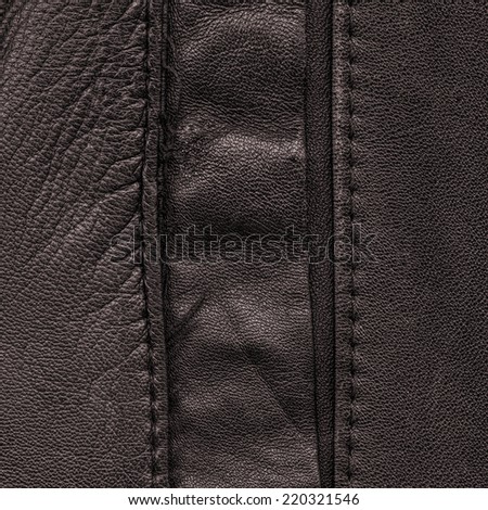 fragment of brown leather clothing accessories