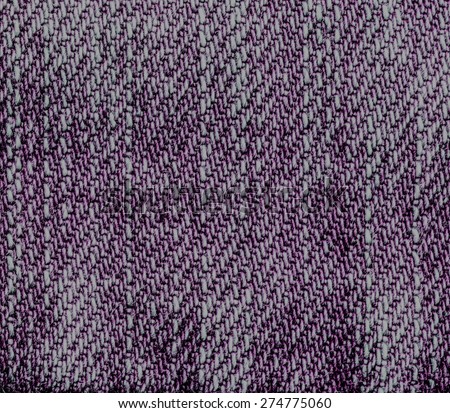 worn gray-violet denim texture closeup. Can be used as background for design-works