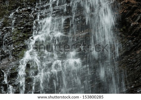 The biggest waterfall of ukrainian Carpathian