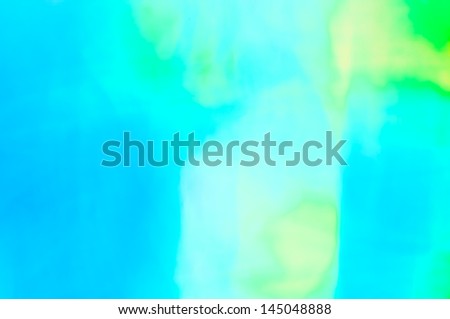 A celeste and green photographic abstract background