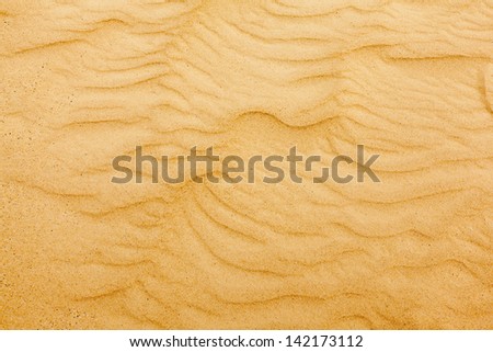 lines in the sand of the beach