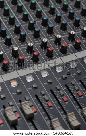 Sound digital mixer, sound control