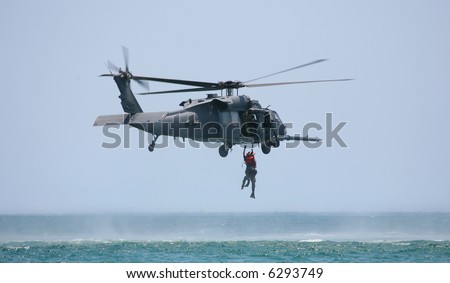 Coast guard rescue at sea