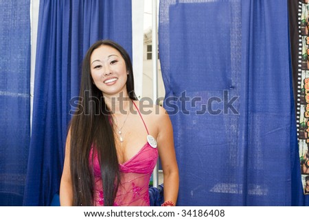 stock photo SAN DIEGO JULY 23 Actress Candace Kita poses for 