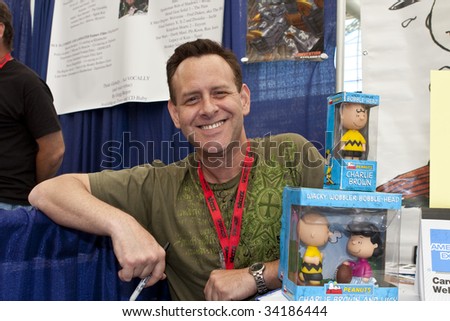 SAN DIEGO - JULY 23: Voice actor Brad Kesten, the voice of Charlie Brown, meets fans at Comic-Con - Day 1 on July 23, 2009 in San Diego, CA