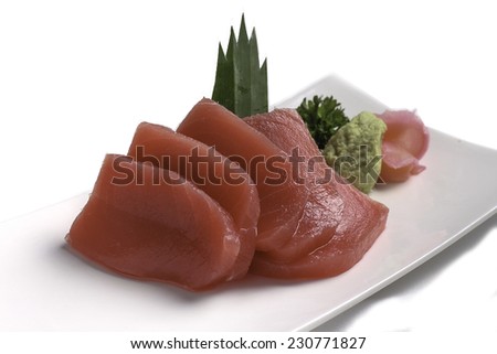 Tuna Sashimi - Maguro (fresh raw tuna)